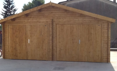 garage di legno, garage in legno, box auto legno, casette italia, garage prefabbricati